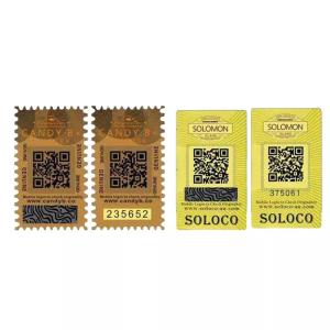 Custom Printing Tamper Proof Seal Sticker Holographic Logo Security Hologram