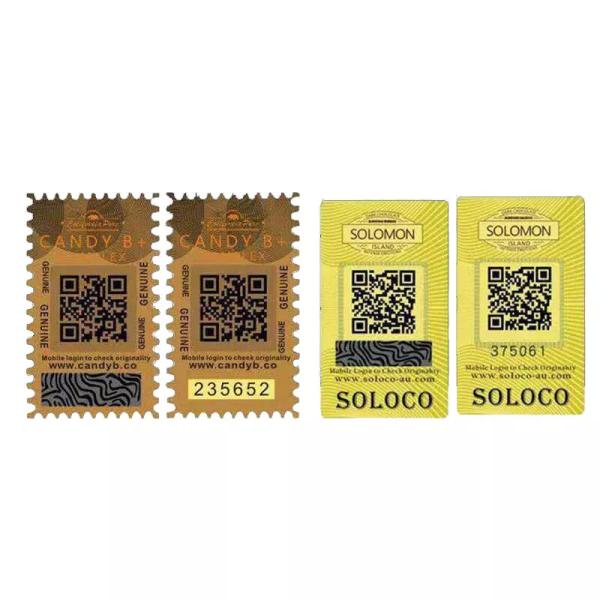 Custom Printing Tamper Proof Seal Sticker Holographic Logo Security Hologram