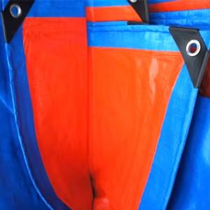 Windproof Outdoor PE Tarpaulin Cover , Anti UV PE Tarpaulin Sheet Custom