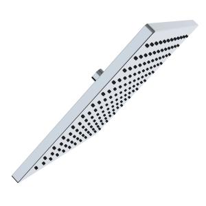 China Modern Chrome Rainfall Shower Head 1 Spray 8in Fixed Shower Head Wall Mount on sale