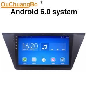 China Ouchuangbo car multimedia kit radio android 6.0 for Volkswagen Touran with gps navi steering wheel control on sale