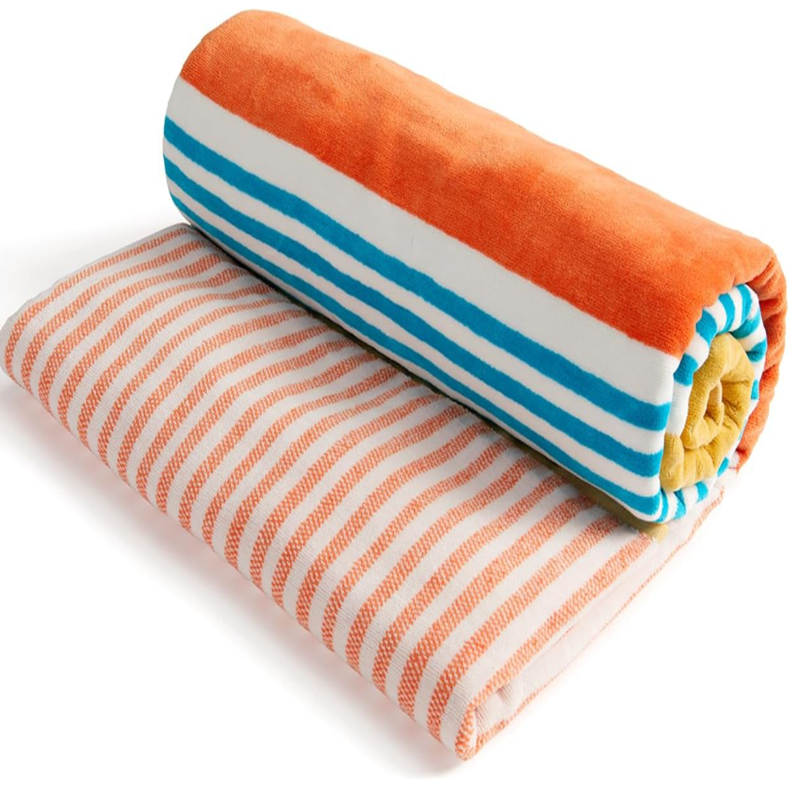 Designer Beach Towels for Pool, Spa, and Coastal Resorts with Vibrant Colorful