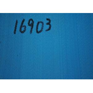 OEM High Stretch Mesh Fabric Acid Resistance With White And Blue Color