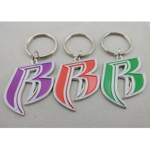 Zinc Alloy Die Casting Inner Cut Key Chain, Customized Key Chains with Nickel