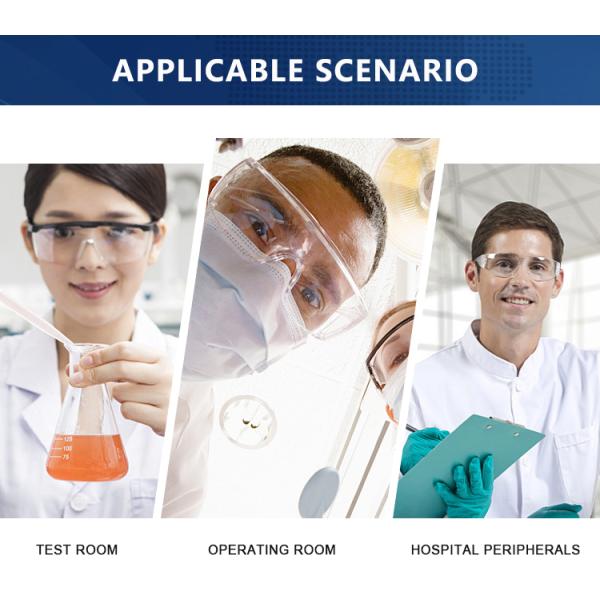 180x60x80mm Transparent Medical Eye Protection Goggles