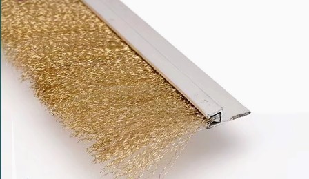 Customized Length Aluminium Alloy Copper Wire Brush Strip Seal Machine Tool