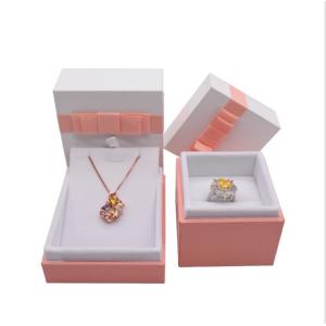 Multifunctional Custom Luxury Jewelry Boxes Environmentally Friendly For Rings