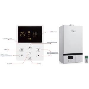 LED Display High Efficiency Gas Boiler , Reliable Hot Water Boilers Residential