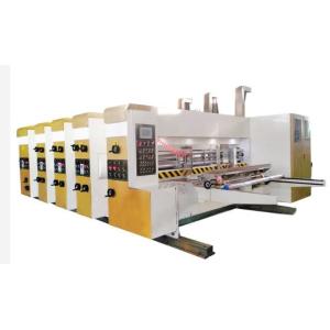 11.5kw Flexo Printing Rotary Slotting Machine Carton Chain Feeder