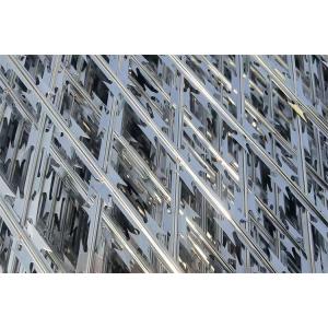 Cheap PVC Coated Manufacturers Three Blades Fine Welded Razor Wire Mesh China 2m× 6m Size for sale