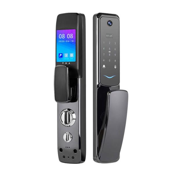 Quality TT App Biometric Fingerprint Door Lock AA Alkaline With SS Latches wholesale