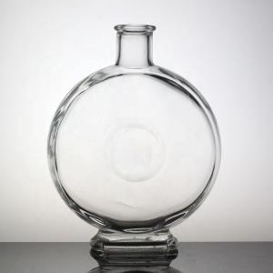 Customized Surface Handing Football Shaped Glass Bottle for Unique Alcohol
