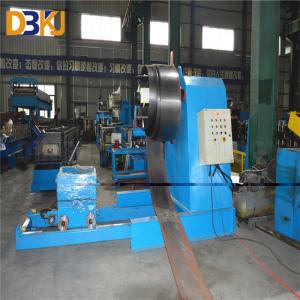 Cheap GI GL PPGI PPGL Door Frame Roll Forming Machine With 5 Tons Hydraulic Decoiler for sale