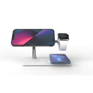 Fast Magnetic Wireless Charging Night Light 15w For Airpods Iwatch Abs Material