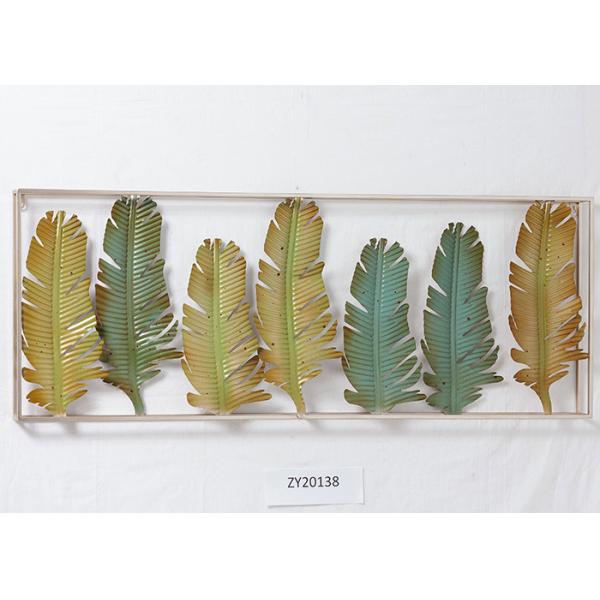 Garden Sversize Framed Handmade Metal Leaf Wall Hangings