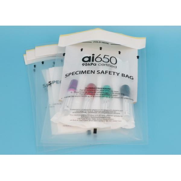 Quality X Large Size 95kPa Specimen Transport Bag Transparent 100 Bags / Carton wholesale