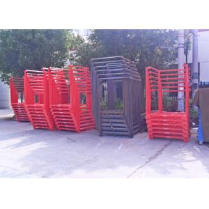 Warehouse Cold Rolling Steel Portable Stacking Racks For Flexible Material