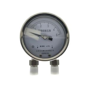 China ODM Customizable All Stainless Steel High Static Pressure Differential Pressure Gauge on sale