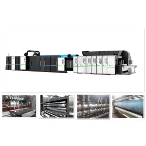 Durable Carton Manufacturing Machine PLC Control 8 Shaft Structure