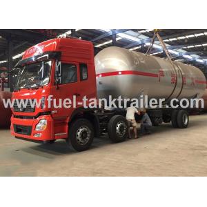 China Water Cooled Red Color 6x4 Lpg Tanker Trailer 2.22MPa Hydrostatic Pressure on sale