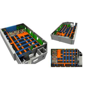 260M2 Super Quality Big Trampoline Park Made in China/ Indoor Trampoline for