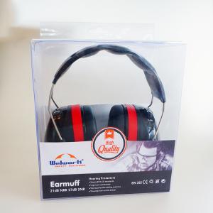 CE EN352 Approved Industry ABS Material Safety Earmuffs with Foldable Design