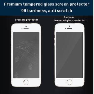 iPhone tempered glass screen protector 0.33 mm ultra thin 9H hardness high