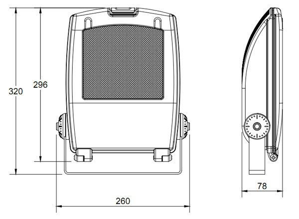 LED Flood Light JS-F195-10WS6