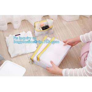 multifunction travel bag in bag women mesh bag, EVA Mesh pouch customized