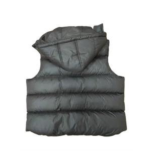 Red White Orange Grey Mens Puffer Vest With Hood Short 3xl 4xl 5xl