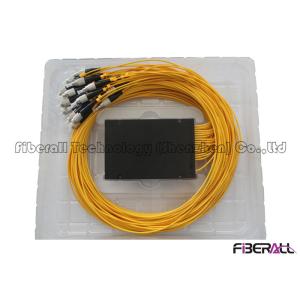 ODN Component Fiber Optic PLC Splitter 1x16 For EPON System Premium Grade