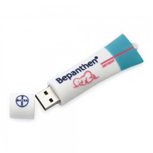 China Soft Rubber USB Flash Drives Custom Design with Logo on sale