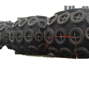 High Durability Yokohama Fender In Black For Ship Collision Prevention