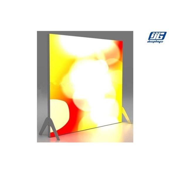 LED Fabric Magnetic Light Box , Silicone Edge Magnetic Poster Holder With