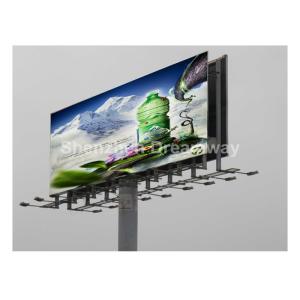 1R1G1B P 10 Large Outdoor LED Billboard monopole with MBI5024 Driving IC
