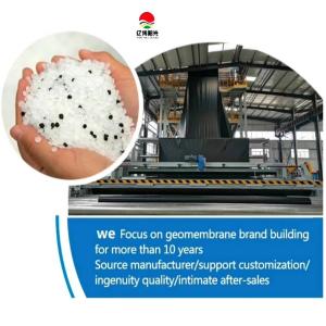 1m-8m Width HDPE Geomembrane Fish Pond Liners for Aquaculture and Landfill