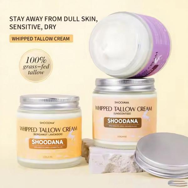 ODM / OEM Organic Natural Moisturizing Soothing Hydrating Dry Skin Face Cream Balm Tallow Cream for Skin Care