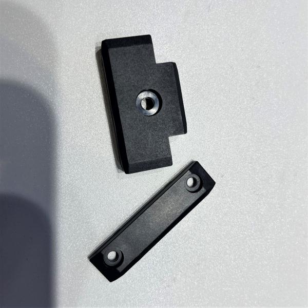 Krantz Stenter Machine Parts K30 Type Sliding Pads Black Color Carbon Fiber Peek