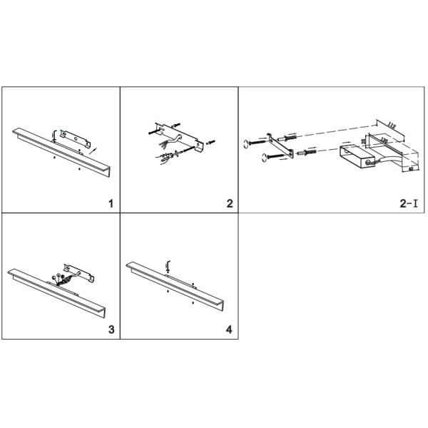 Modern Indoor LED Wall Lights IP44 7W Up And Down Hotel Office Decoration LED Linear Lamps