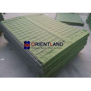 Anti Explosion Hesco Barrier Wall / Wire Mesh Barrier OEM / ODM Available