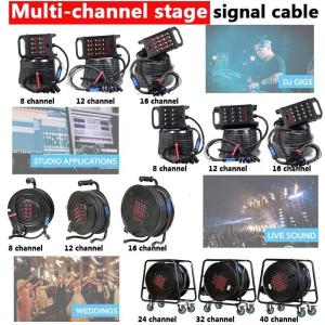 TPE Multichannel XLR Y Splitter Cable 3 Pin XLR Female to Male DE Power DMX