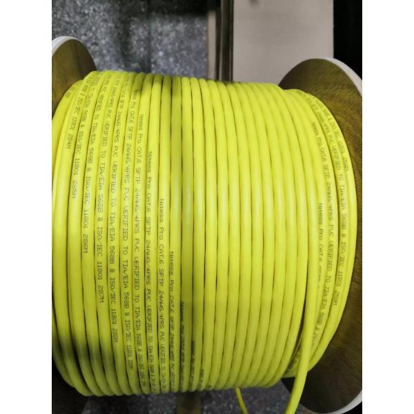 LSZH Jacket Bare Network 0.57mm Copper Cat6 SFTP Cable