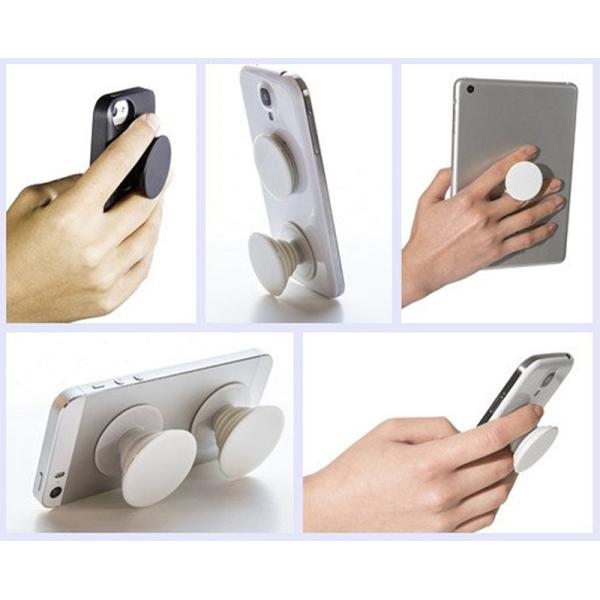 Quality ABS Phone Stand Mount Holder / Custom Cell Phone Holder For Hand Adhesive wholesale