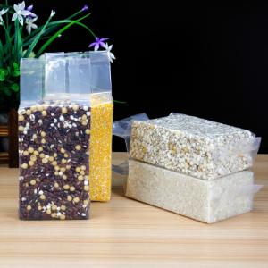 LLDPE CPP Metallize Foil Side Gusset Pouch With Zipper High Barrier