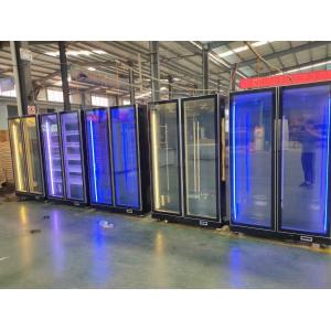 Weight KG 95-160kg Glass Wine Display Cooler with Double Doors and Air Cooling