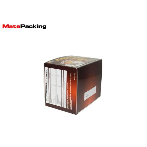 Quality Luxury Cardboard Custom Design Packaging Boxes , Folding Small Packing Boxes For Coffee Package wholesale
