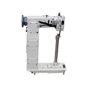 Single Needle 1600RPM Unison Feed High Post Bed Sewing Machine