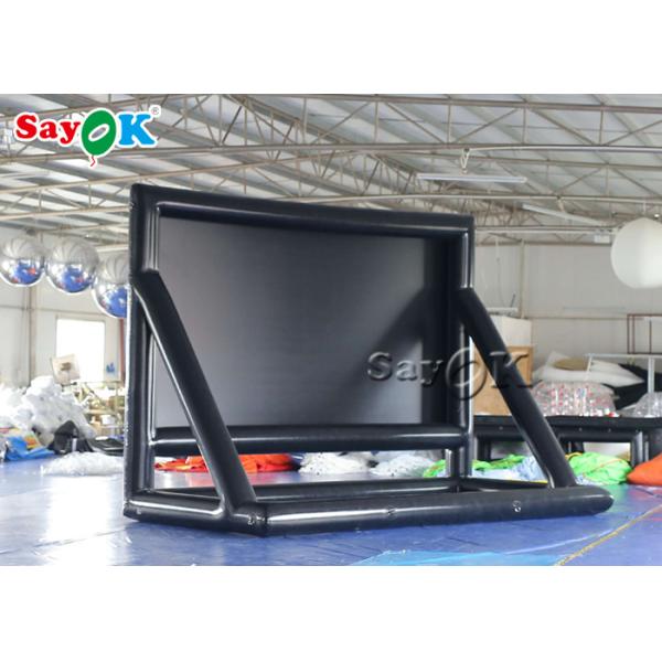 Backyard Movie Screens Theater 4.72x3.402mH PVC Inflatable Projector Screen With Blower