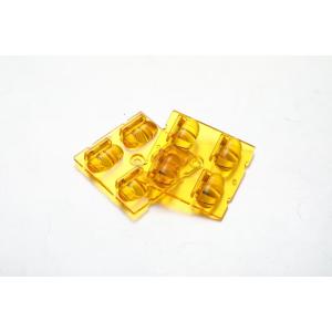 Amber Color PMMA TYPE2-M SMD5050 Street Light Lens 60x155 Degree