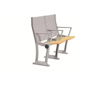 Grey Coating Lecture Hall Seating fireproof Lecture Room Furniture With Fixed